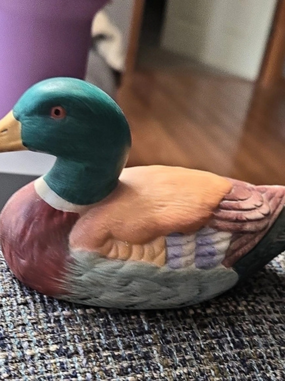 Mallard Duck Figurine Multicolor